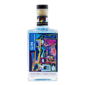 MAD Craft Gin Blueberry & Bergamot featuring Art by Chris Pompa © Modern Art Distillery 2023 Series 1 'Connections'