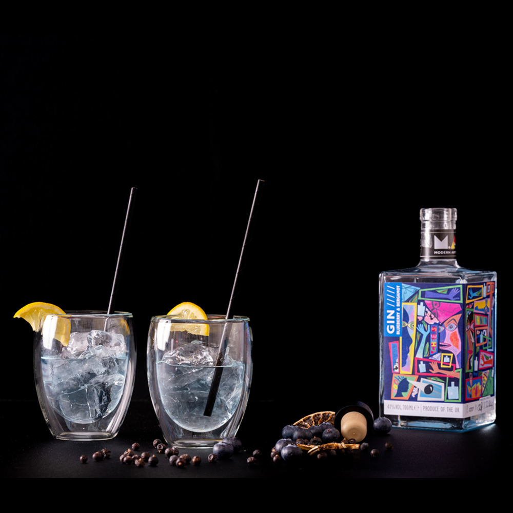 Craft Art Modern & Blueberry Distillery Bergamot Gin -