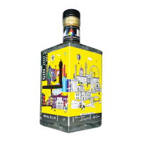 MAD London Dry Gin 'City' Modern Art Distillery 70cl angle view